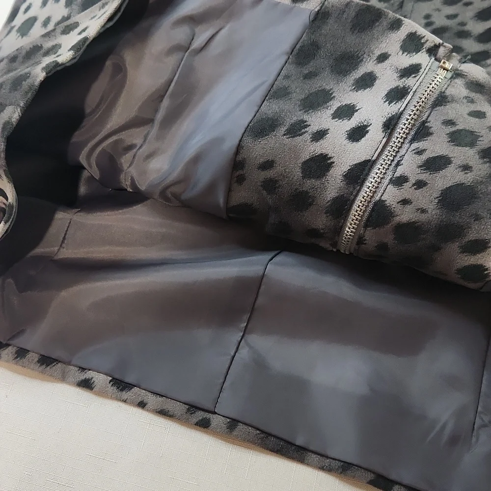 Evan Picone Vintage Animal Print Jacket. Size 12
